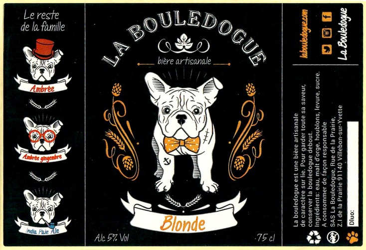 Etiquette BRASSERIE LA BOULEDOGUE 03