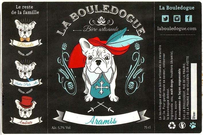 Etiquette BRASSERIE LA BOULEDOGUE 09