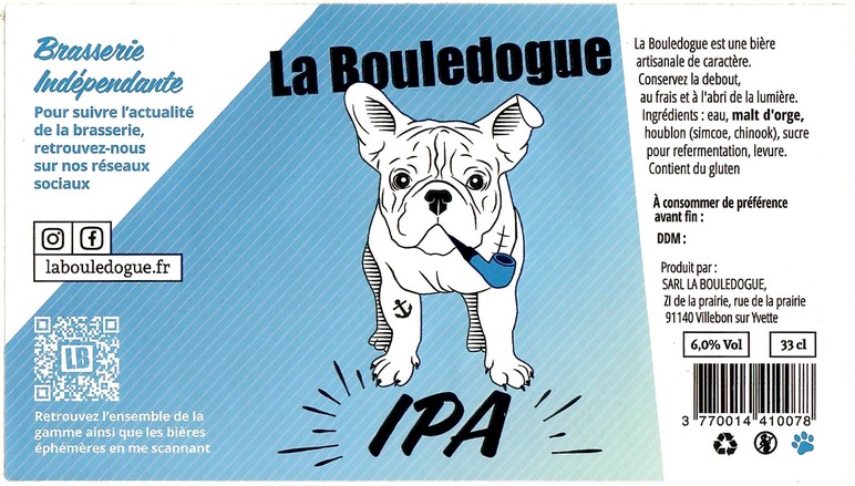 Etiquette BRASSERIE LA BOULEDOGUE 15