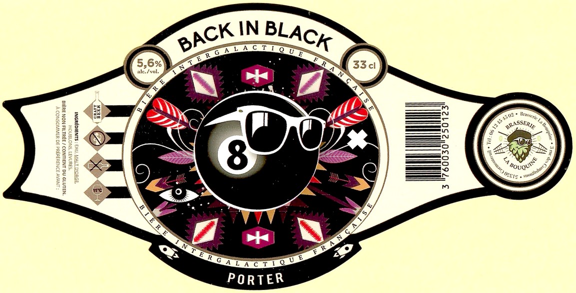 Etiquette BRASSERIE BOUQUINE 37