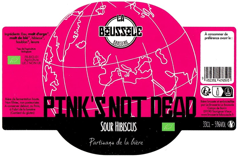 Etiquette BRASSERIE LA BOUSSOLE 26