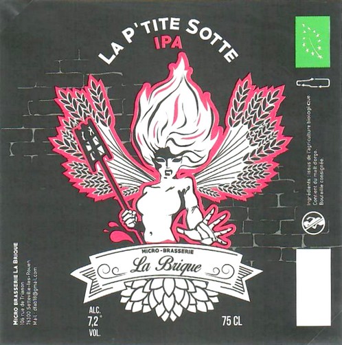 Etiquette BRASSERIE LA BRIQUE 04