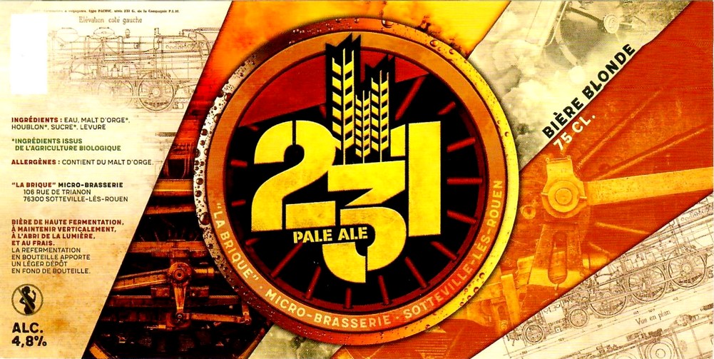 Etiquette BRASSERIE LA BRIQUE 05