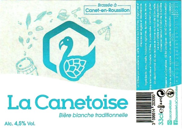 etiquette BRASSERIE LA CANETOISE 05