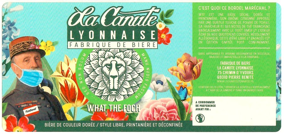 Etiquette BRASSERIE LA CANUTE LYONNAISE 17