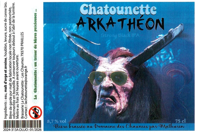 Etiquette BRASSERIE LA CHATOUNETTE 07