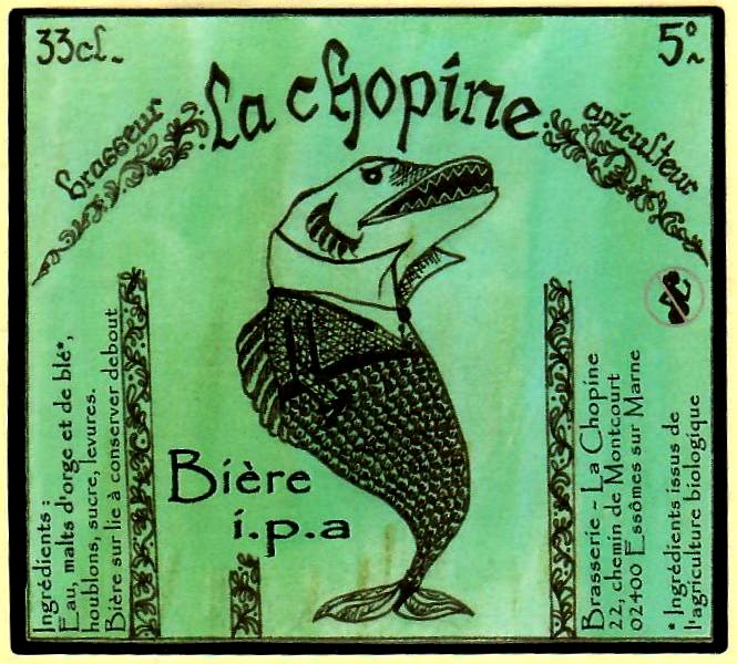 etiquette BRASSERIE LA CHOPINE 02