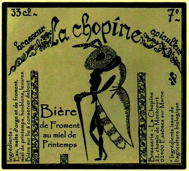etiquette BRASSERIE LA CHOPINE 03