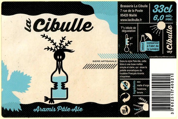 Etiquette BRASSERIE LA CIBULLE 04