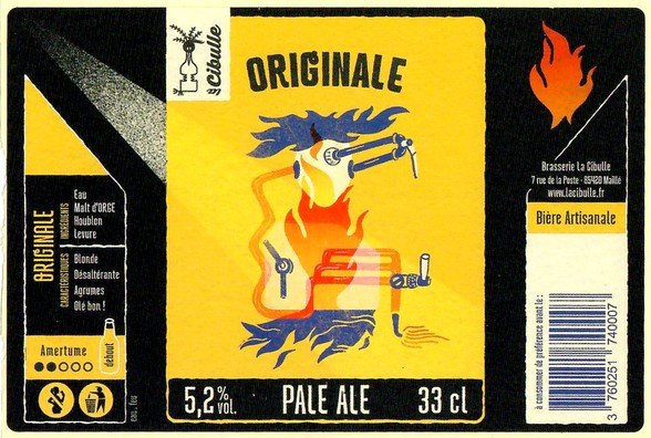 Etiquette BRASSERIE LA CIBULLE 14