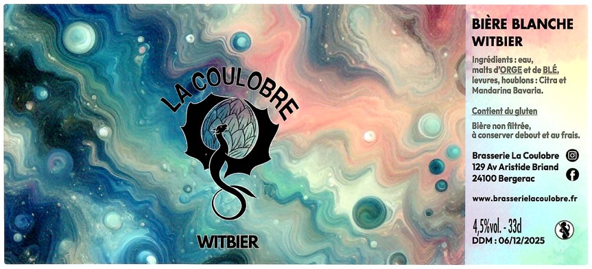 Etiquette BRASSERIE LA COULOBRE 03