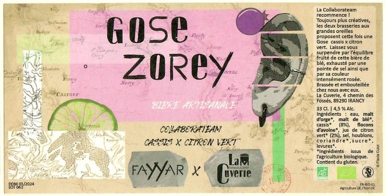 Etiquette BRASSERIE LA CUVERIE 06