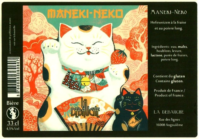 Etiquette BRASSERIE LA DEBAUCHE 212