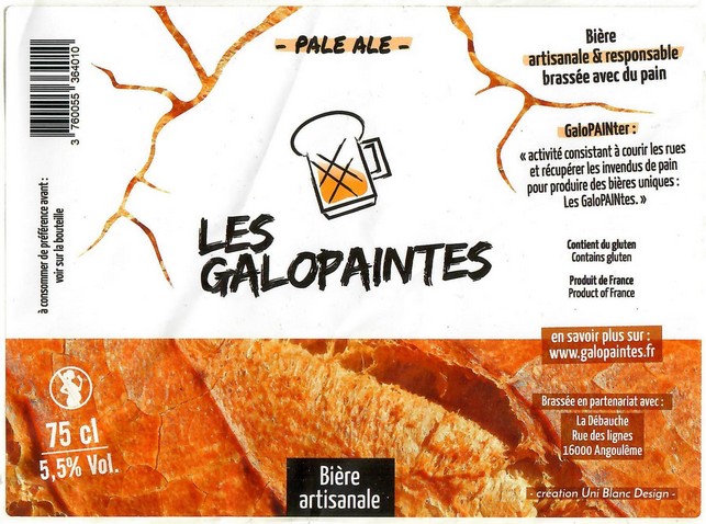 Etiquette BRASSERIE LA DEBAUCHE 234