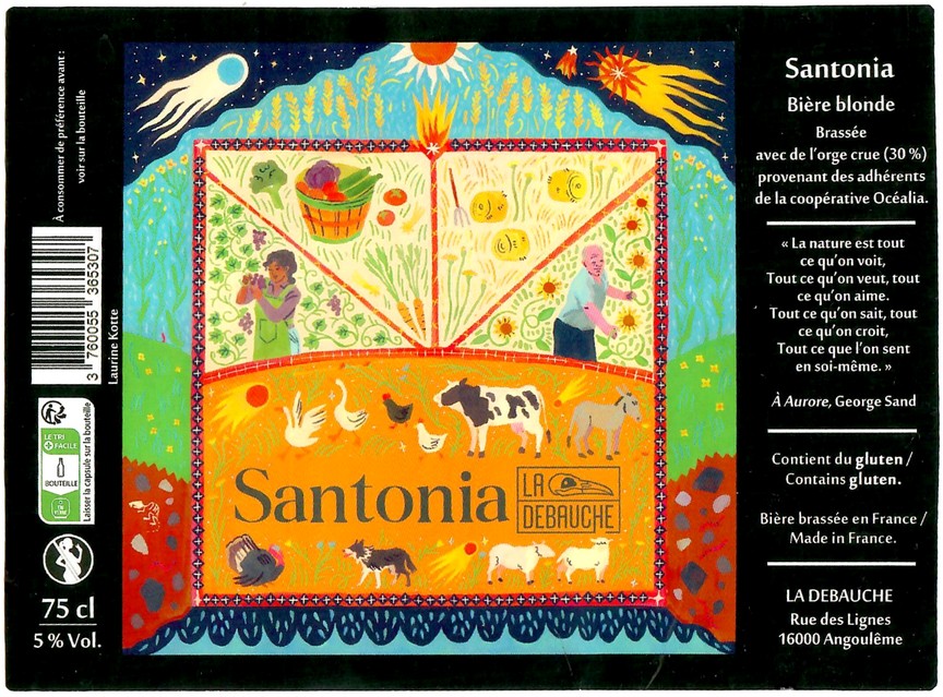 Etiquette BRASSERIE LA DEBAUCHE 260