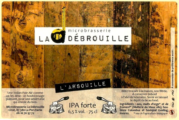 Etiquette BRASSERIE LA DEBROUILLE 04