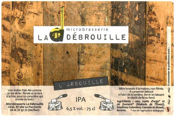 Etiquette BRASSERIE LA DEBROUILLE 09