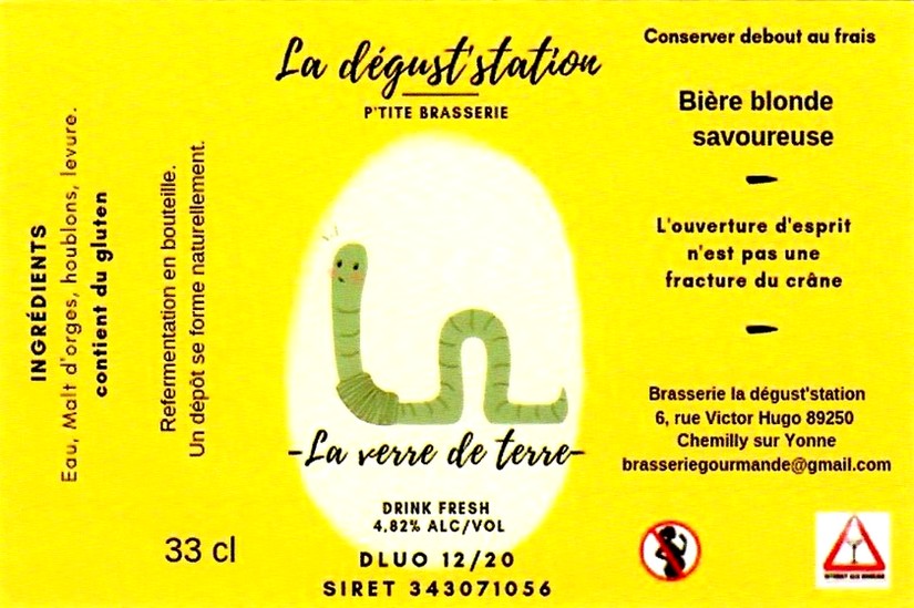 Etiquette BRASSERIE LA DEGUST'STATION 03