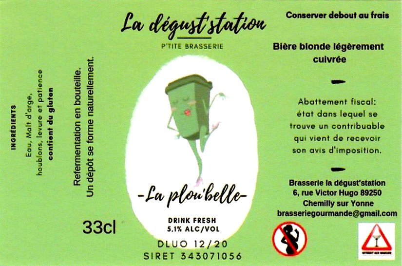 Etiquette BRASSERIE LA DEGUST'STATION 04