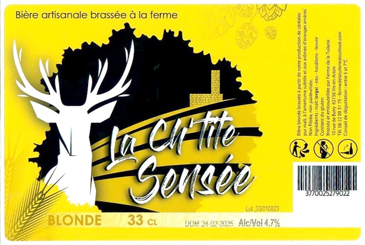 Etiquette BRASSERIE LA FERME DE LA TUILERIE 04