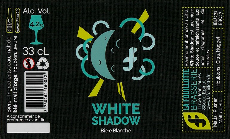 Etiquette BRASSERIE LA FOUILLOTTE 29