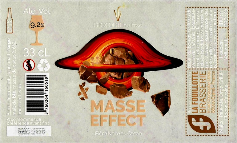 Etiquette BRASSERIE LA FOUILLOTTE 36