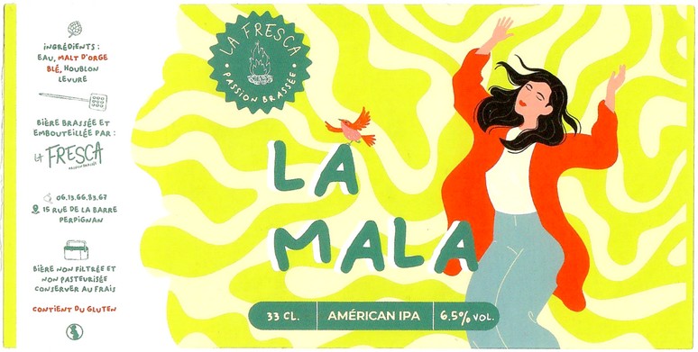 Etiquette BRASSERIE LA FRESCA 08