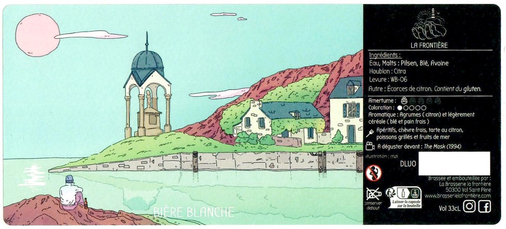 Etiquette BRASSERIE LA FRONTIERE 01