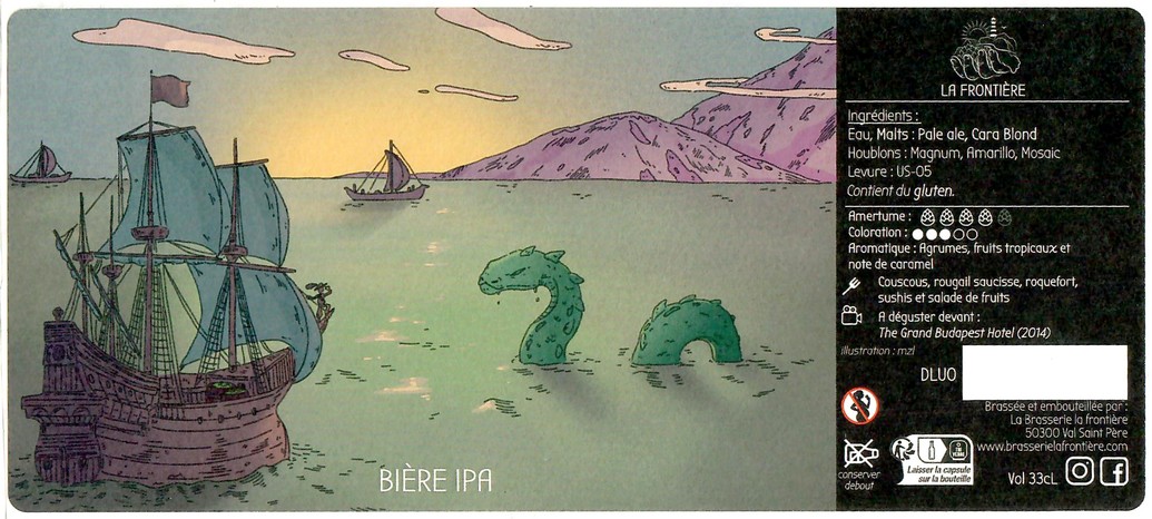 Etiquette BRASSERIE LA FRONTIERE 04