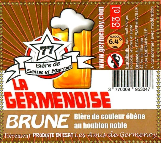 Etiquette BRASSERIE LA GERMENOISE 11