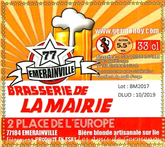 Etiquette BRASSERIE LA GERMENOISE 15