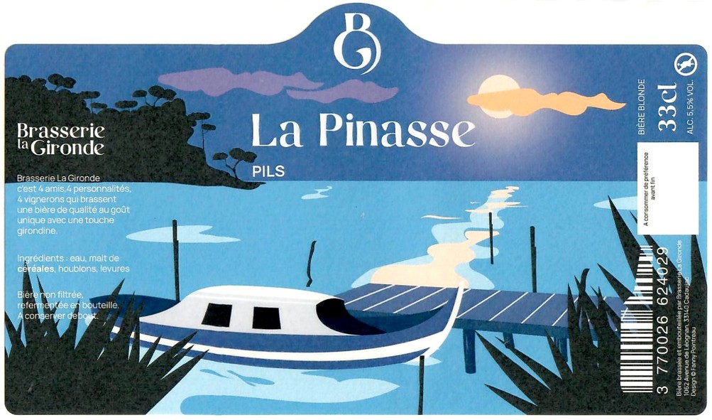 Etiquette BRASSERIE LA GIRONDE 05