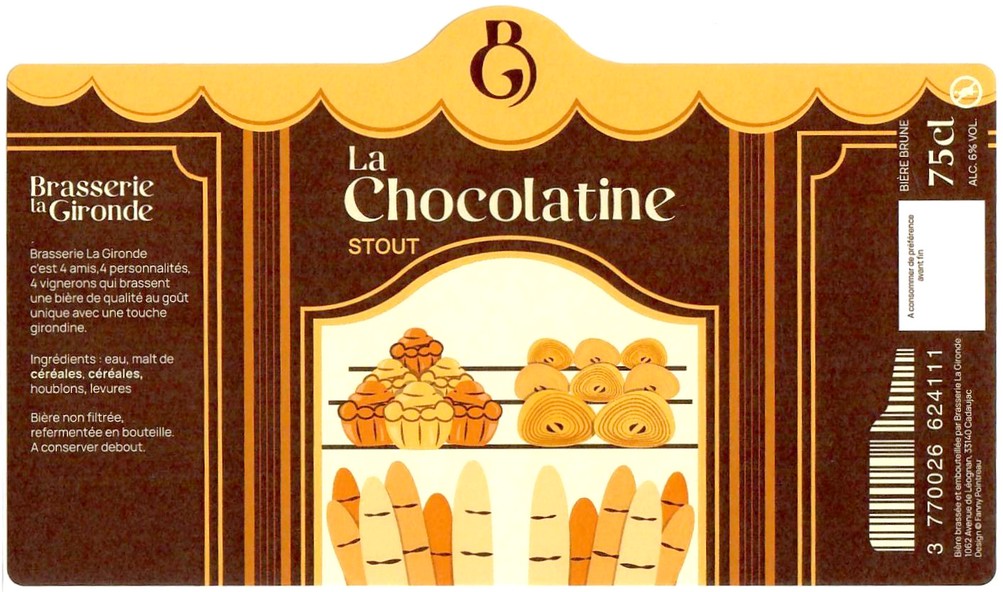 Etiquette BRASSERIE LA GIRONDE 10