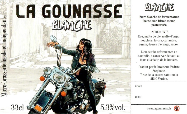 Etiquette BRASSERIE LA GOUNASSE 05