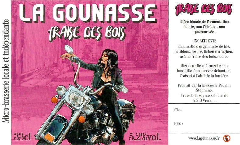 Etiquette BRASSERIE LA GOUNASSE 07