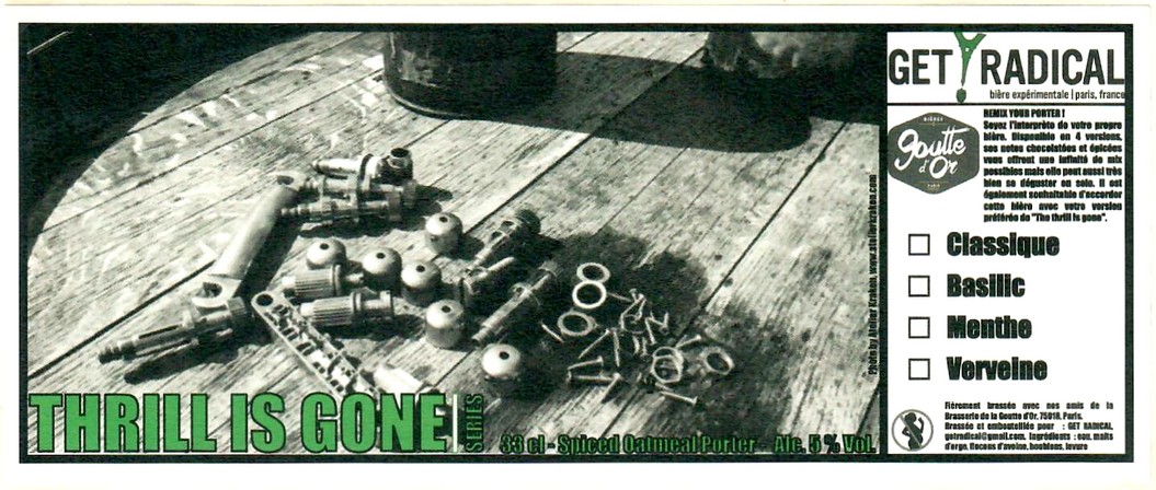 Etiquette BRASSERIE LA GOUTTE D'OR 14