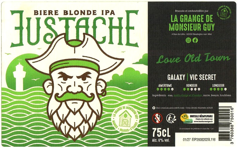 Etiquette BRASSERIE LA GRANGE DE MONSIEUR GUY 06