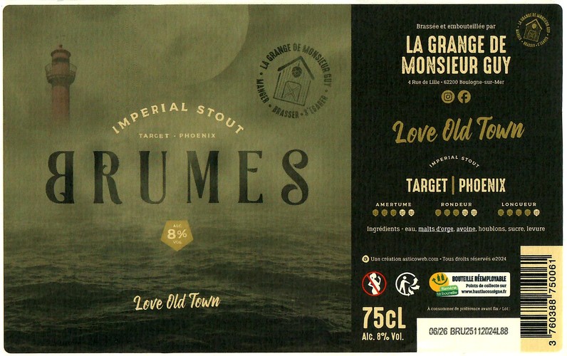 Etiquette BRASSERIE LA GRANGE DE MONSIEUR GUY 08