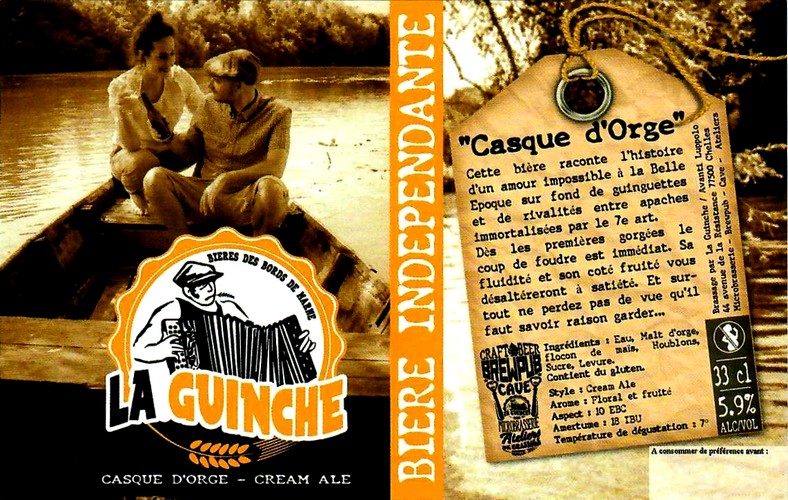 Etiquette BRASSERIE LA GUINCHE 02