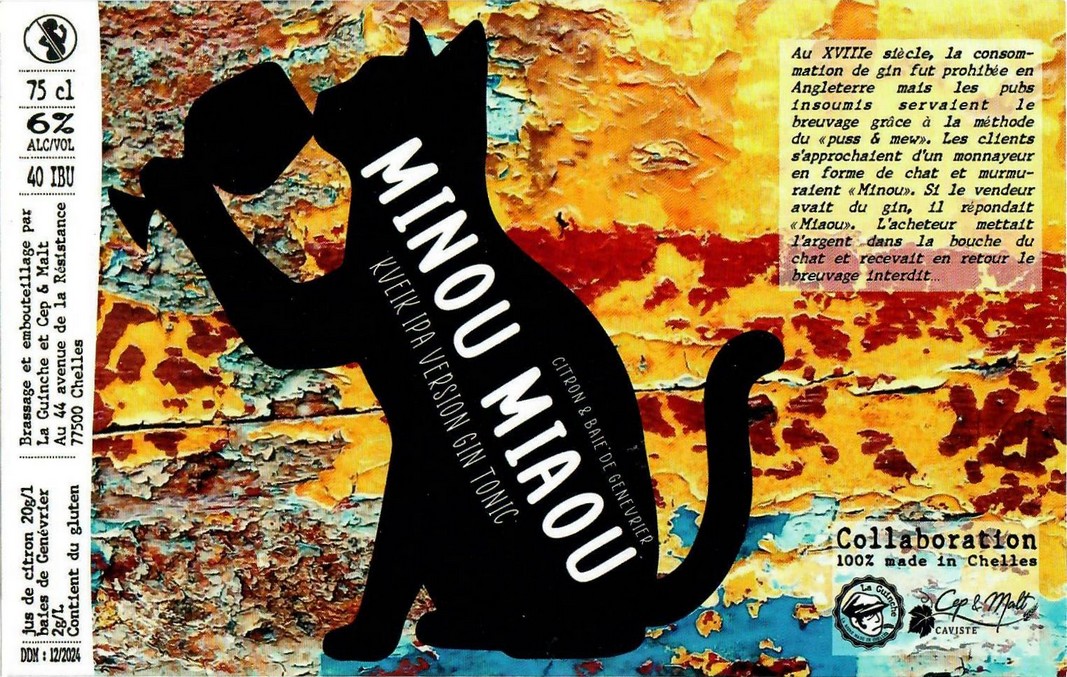 Etiquette BRASSERIE LA GUINCHE 03