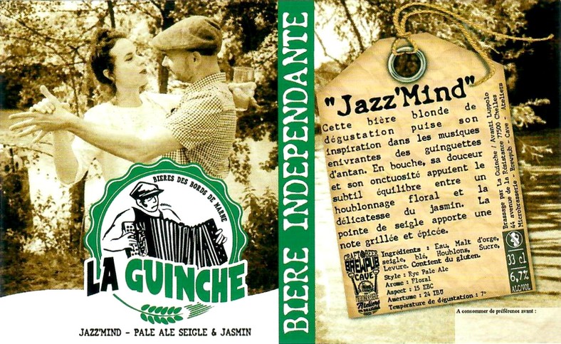 Etiquette BRASSERIE LA GUINCHE 05