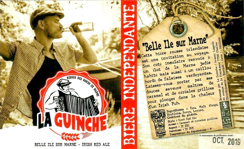 Etiquette BRASSERIE LA GUINCHE 13