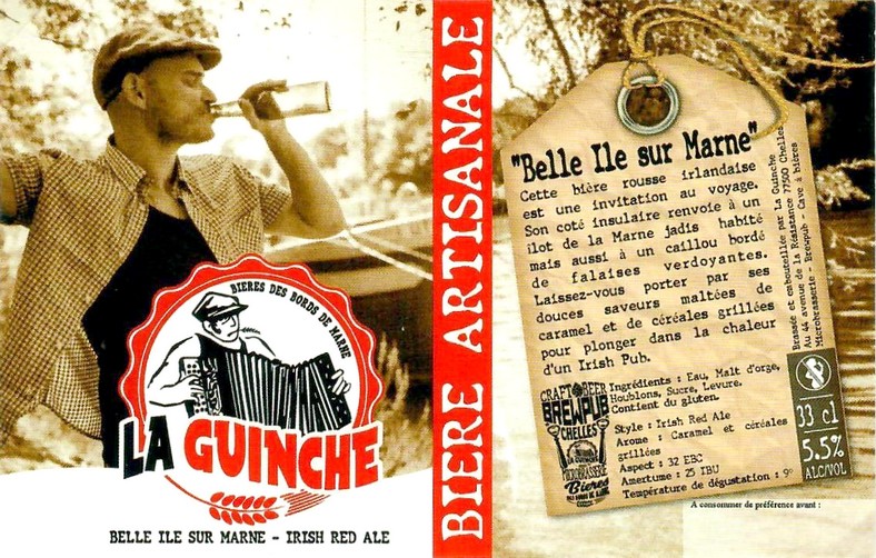 Etiquette BRASSERIE LA GUINCHE 20