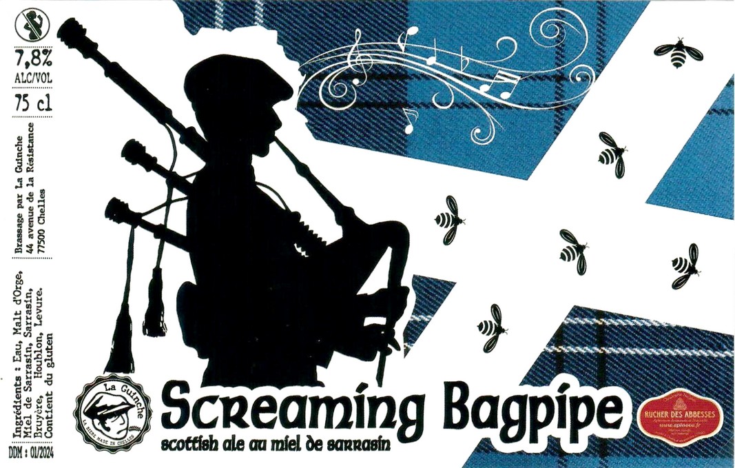 Etiquette BRASSERIE LA GUINCHE 25