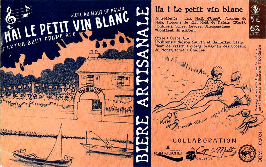 Etiquette BRASSERIE LA GUINCHE 34