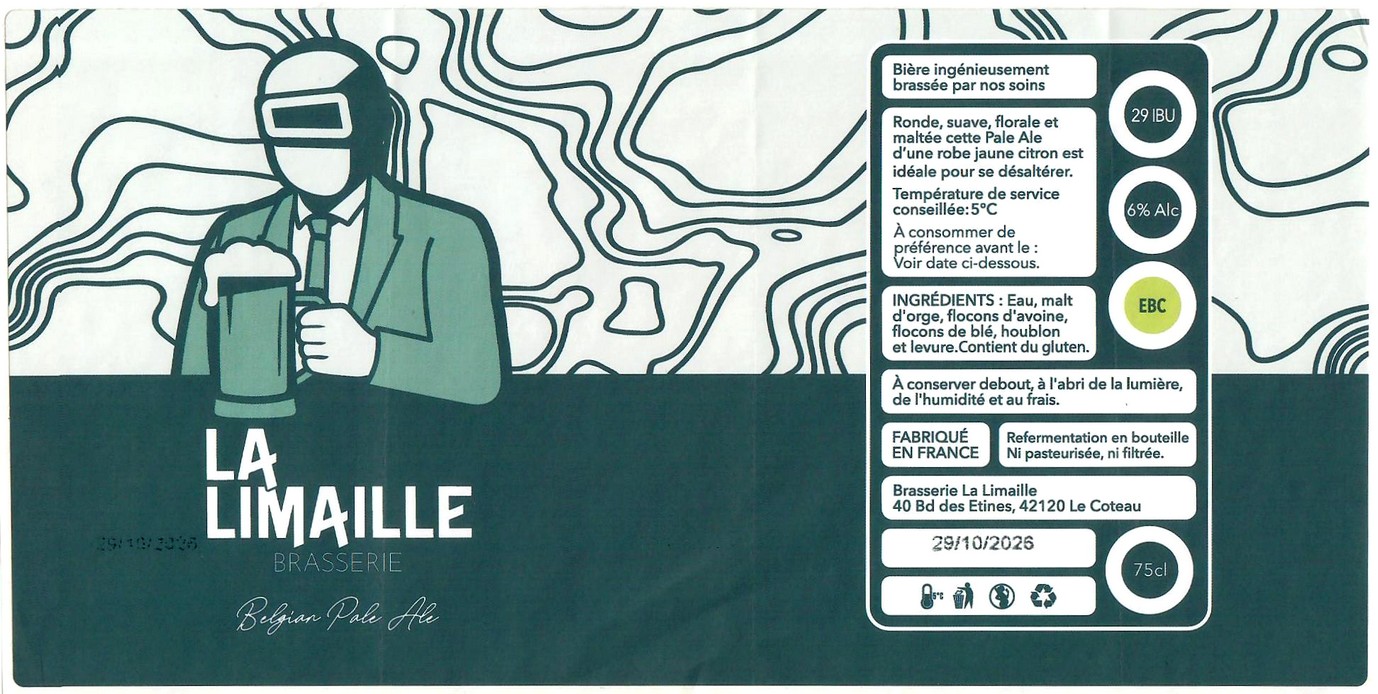 Etiquette BRASSERIE LA LIMAILLE 04