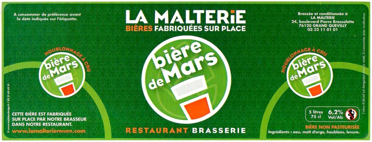 Etiquette BRASSERIE LA MALTERIE 04