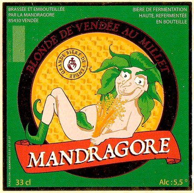 Etiquette BRASSERIE MANDRAGORE 01
