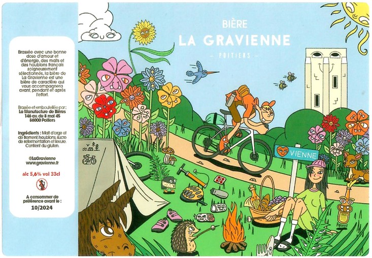 Etiquette BRASSERIE LA MANUFACTURE DE BIERES 30