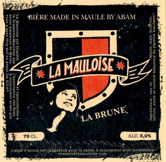 Etiquette BRASSERIE LA MAULOISE 04